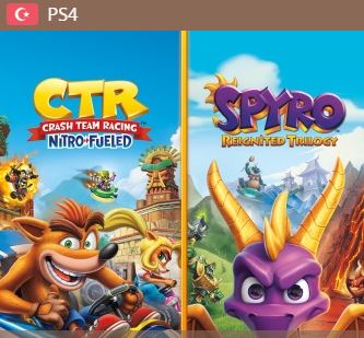 Crash™ Team Racing Nitro-Fueled + Spyro™ Game Bundle PS4 (tr)