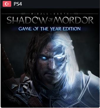 Middle-earth: Shadow of Mordor-Game of the Year Edition Ps4