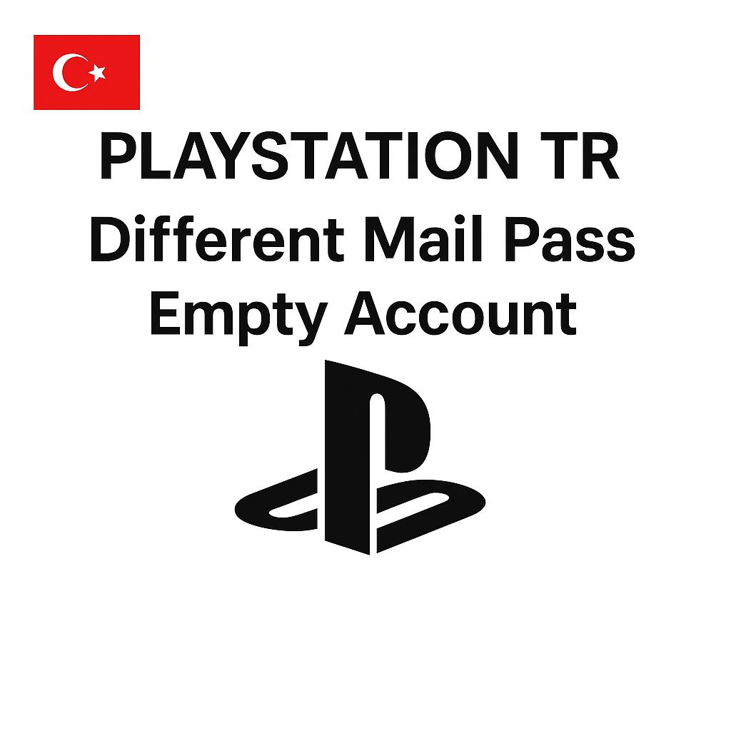Play Station Different Mail Pass TR Empty Account