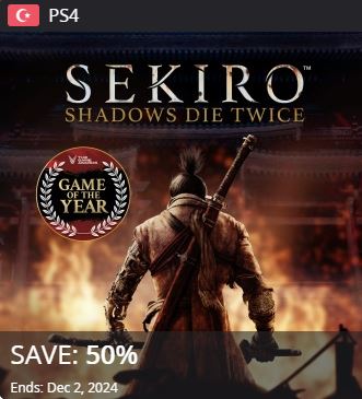 Sekiro™: Shadows Die Twice - Game of the Year Ps4